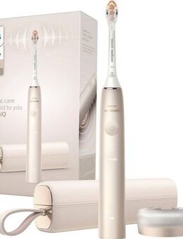 Philips Sonicare Elektrische Zahnbürste Diamond Clean Prestige HX9992, Aufsteckbürsten: 1 St., mit Schalltechnologie, SenseIQ-Technologie, KI gesteuerte Sonicare App
