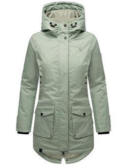 Navahoo Parka Brinjaa Modischer Winter Kurzmantel mit zahlreichen Taschen