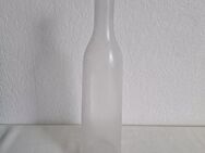 Glasvase Flasche, Vase Öffnung 3cm Höhe 38cm Durchmesser unten 10cm raues Glas - Essen
