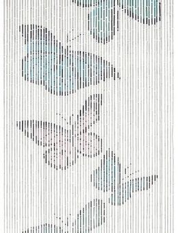 WENKO Türvorhang, Hakenaufhängung (1 St), halbtransparent, BxH: 90x200 cm