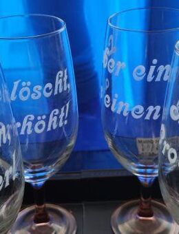 Biergläser/Tulpen garaviert ca. 0,5l Inhalt - Osterode (Harz)