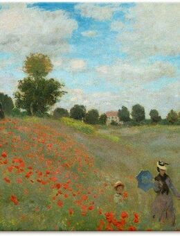 Artland Wandbild Mohnfeld bei Argenteuil. 1873, Blumen (1 St), als Leinwandbild, Poster, Wandaufkleber in verschied. Größen