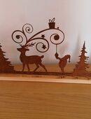 Edelrost Advent Weihnachtsdeko Winterlandschaft Nikolaus in 87647