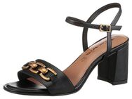 Tamaris Sandalette, Blockabsatz, Abendschuh, Sommerschuh mit edler Zierkette