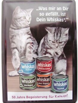 Whiskas - Blechpostkarte - Was mir an Dir gefällt - Doberschütz
