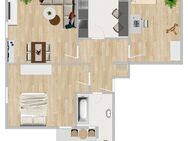Frisch renoviert, hereinspaziert! 3R-Wohnung ab Juni 2024 mit Balkon, bezugsfrei - Gera