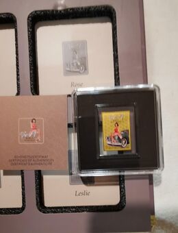 1 Goldbarren Pin Up Girls "Rose" 999er Feingold, 1/500 oz mit Sammelalbum und Zertifikat - Neufahrn (Freising)
