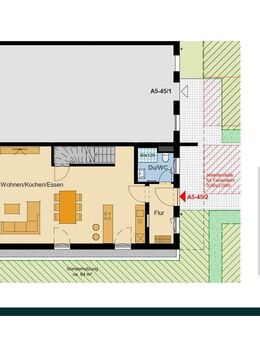 Friedrichspark A5: Maisonette-Wohnung, Terrasse mit Privatgarten, Balkon, 2 Tageslichtbäder, KfW 55!, auch als 5 Zimm... - Villingen-Schwenningen