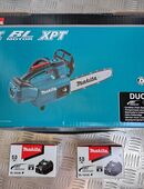 Makita DUC254 Akku Kettensäge + 2 Akkus BL 1850B mit LED Anzeige in 5Ah - neu unbenutzt - in 99097