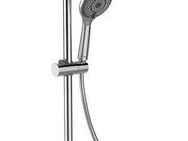 WENKO Duschsystem Watersaving, einfacher Anschluss an bestehende Armatur oder Wandanschlussbogen