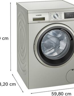 SIEMENS Waschmaschine iQ500 WU14UTS8, 9 kg, 1400 U/min, Unterbaufähig, aquaStop®, Outdoor-/Imrägnier-Programm, varioSpeed