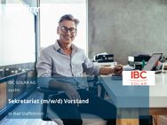 Sekretariat (m/w/d) Vorstand - Bad Staffelstein