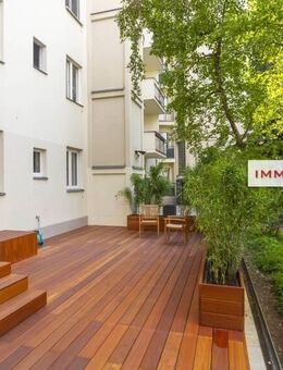 IMMOBERLIN.DE - Toplage: Traumhafte Wohnung mit fantastischer Terrasse zum grünen Innenhof im Bayerischen Viertel - Berlin