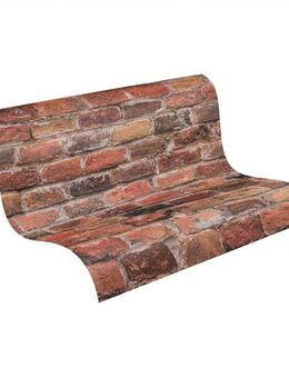 A.S. Création Vliestapete Bricks & Stones Steinoptik, leicht strukturiert, gemustert, matt, neutral, (1 St), Tapete Stein Tapeten Wohnzimmer Schlafzimmer Küche modern Design Optik