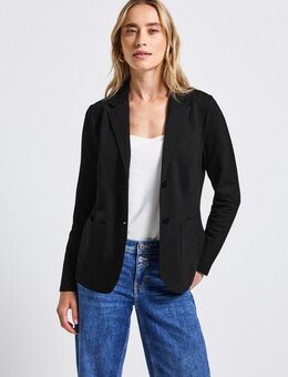STREET ONE Kurzblazer aus Baumwolle mit Stretchanteil