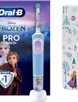 Oral-B Elektrische Zahnbürste Pro Kids Frozen, Aufsteckbürsten: 1 St., für Kinder ab 3 Jahren