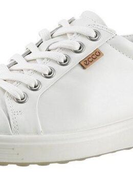 Ecco SOFT 7 W Sneaker mit Label, Freizeitschuh, Halbschuh, Schnürschuh, schmale Form