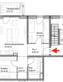 Neubau, 3-Zi.-Wohnung im Erdgeschoss mit Terrasse, LagardeCampus - Bamberg