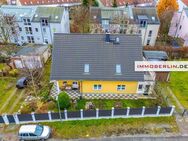 IMMOBERLIN.DE - Ein-/Zweifamilienhaus mit Sonnenterrassen & Garage in familienfreundlicher Lage - Berlin