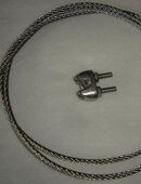 018 Sicherungsseil mit Klemme 1m L, 3mm D, usw. ,GUT in 58509