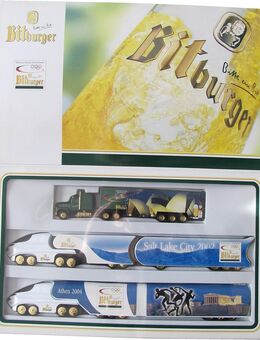 Bitburger Brauerei Nr.52 - Goldrichtig - Olympia Truck Set - 3er Set - Doberschütz