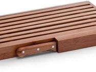 Zeller Present Brotschneidebrett, Bambus, (Set, 2-St., Brotmesser), Inklusive Brotmesser!