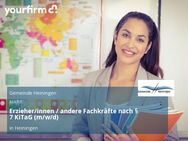 Erzieher/innen / andere Fachkräfte nach § 7 KiTaG (m/w/d) - Heiningen (Baden-Württemberg)