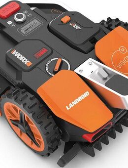 Worx Rasenmähroboter Mähroboter M800 Landroid VISION, bis 800 m² Rasenfläche, Intelligenter Mähroboter ohne Begrenzungskabel, für Gärten bis 800m²