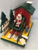 Spieluhr Weinachtsmann auf Schlitten, Melodie. Stille Nacht Weihnachtsschmuck in 40547