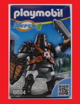 Playmobil 6694 Super 4 Super4 Schwarzer Koloss XXL Großfigur Ritter für Ritterburg ca. 9cm EOL NEU - Gaggenau