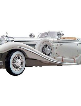 Maisto® Sammlerauto Mercedes 500K Maharadjah, Maßstab 1:18, mit ausklappbarem Notsitz