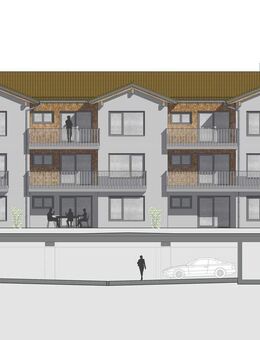 Neubau: Auf der Höh - Dachgeschoßwohnung mit Bergblick! - Oberstaufen