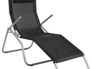 MERXX Gartenliege XXL, Stahl/Textil, inkl. Kopfkissen