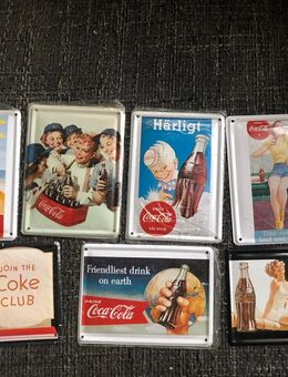 Coca Cola Blechschilder mit Magnet sammelstücke - Kaarst
