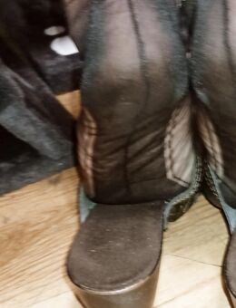 High Heels, Leder, 40 - Oberschneiding