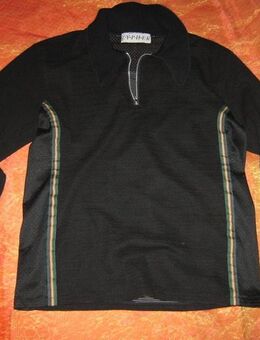 Damen oder Herren * Unisex * Zipper * Reißverschluss *  Polo * Sweater * Sweat * T- Shirt "C.y-p.h-e.r" Gr. 40- 42/ M * schwarz * - Riedlingen
