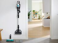 BOSCH Akku-Stielstaubsauger Unlimited 7 ProHygienic Aqua BKS71HYG4, 2in1 Saugen & Wischen, beutellos, Knickrohr, Hygiene-Filter, 10 J. Motorgarantie, Mini-Turbo-Düse, weiß