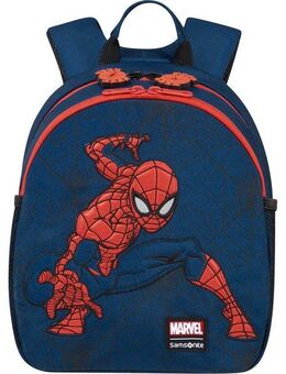Samsonite Kinderrucksack Disney Ultimate 2.0 BP S Marvel Spiderman web, Kinder Freizeitrucksack Kindergartenrucksack aus recyceltem Material