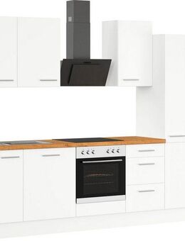 IMPULS KÜCHEN Küchenzeile "Valencia", Ausrichtung wählbar, Schubkästen mit Soft-Close, vormontiert, wahlweise mit E-Geräten, Breite 310 cm