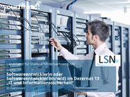 Softwareentwicklerin oder Softwareentwickler (m/w/d) im Dezernat 13 „IT und Informationssicherheit“ - Hannover