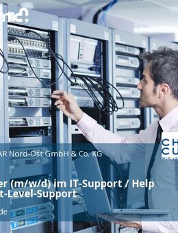 Mitarbeiter (m/w/d) im IT-Support / Help Desk/ First-Level-Support - Ludwigsfelde