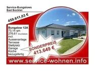 Service-Bungalows Bad Bocklet - Seniorenbungalow barrierefrei, incl Grundstück, Garage, Einbauküche - Bad Bocklet