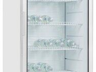 exquisit Getränkekühlschrank GKS350-1-GT-280D weiss, 173 cm hoch, 60 cm breit, 320 L Volumen, Getränkekühlschrank mit Glastür, LED