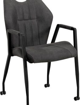 OMG Design Armlehnstuhl Point (Set, 1 St), Esszimmerstuhl mit Rollen, Bürostuhl