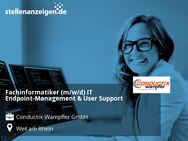 Fachinformatiker (m/w/d) IT Endpoint-Management & User Support - Weil (Rhein)