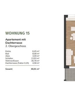 Wohnen am Urwald - 17 moderne Eigentumswohnungen in Neuenburg - Wohnung 15 - Zetel