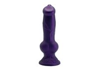 Midnight Flame Plug – Schimmernder Anal Plug, 14,5 cm, wellenförmige Struktur, Violett - Essen