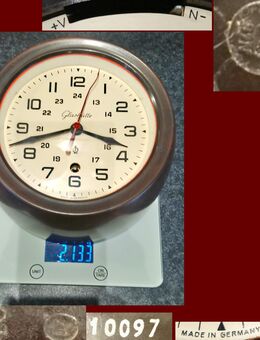 Glashütte Schiffsuhr,Wanduhr, ca: 50 - 60 er oder Antik ? Bakelit - Berlin