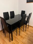 Esstisch Glastisch schwarz in 07407