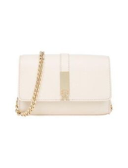Tommy Hilfiger Umhängetasche TH HERITAGE MINI CROSSOVER CHAIN, Abendtasche, Mini Bag, Schultertasche mit goldfarbenen Details